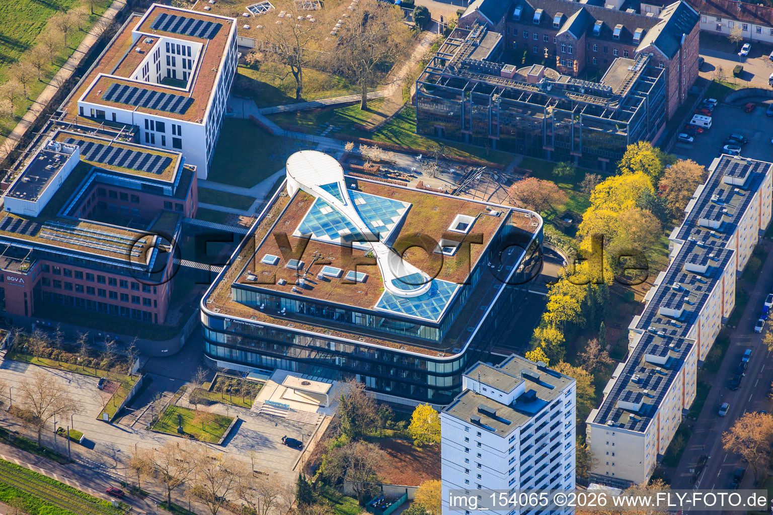BGV Badische Versicherungen à le quartier Oststadt in Karlsruhe dans le département Bade-Wurtemberg, Allemagne