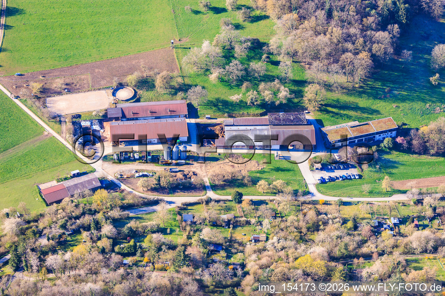 Ferme Bischoff à le quartier Dietlingen in Keltern dans le département Bade-Wurtemberg, Allemagne