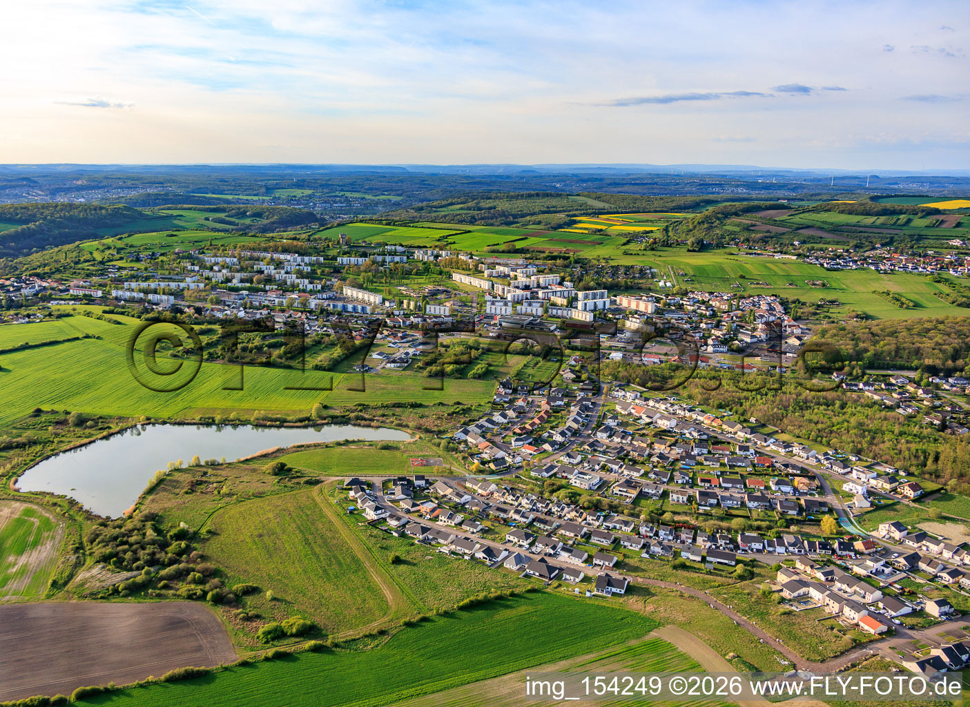 Du sud à Farébersviller dans le département Moselle, France
