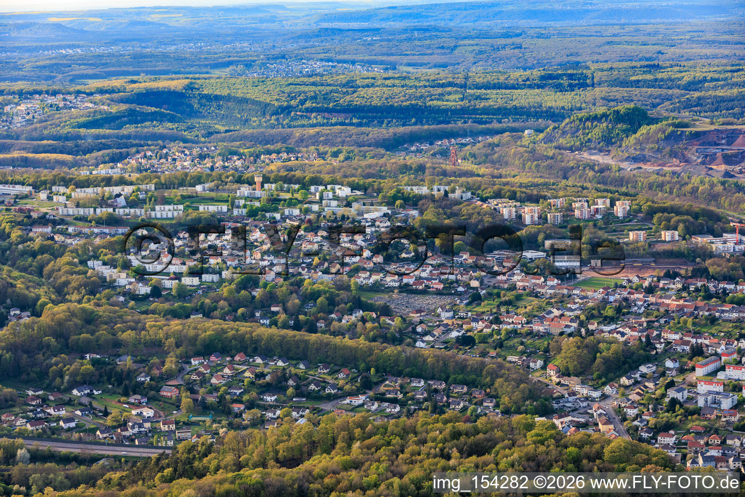 VPN S à le quartier Cité de la Chapelle in Freyming-Merlebach dans le département Moselle, France