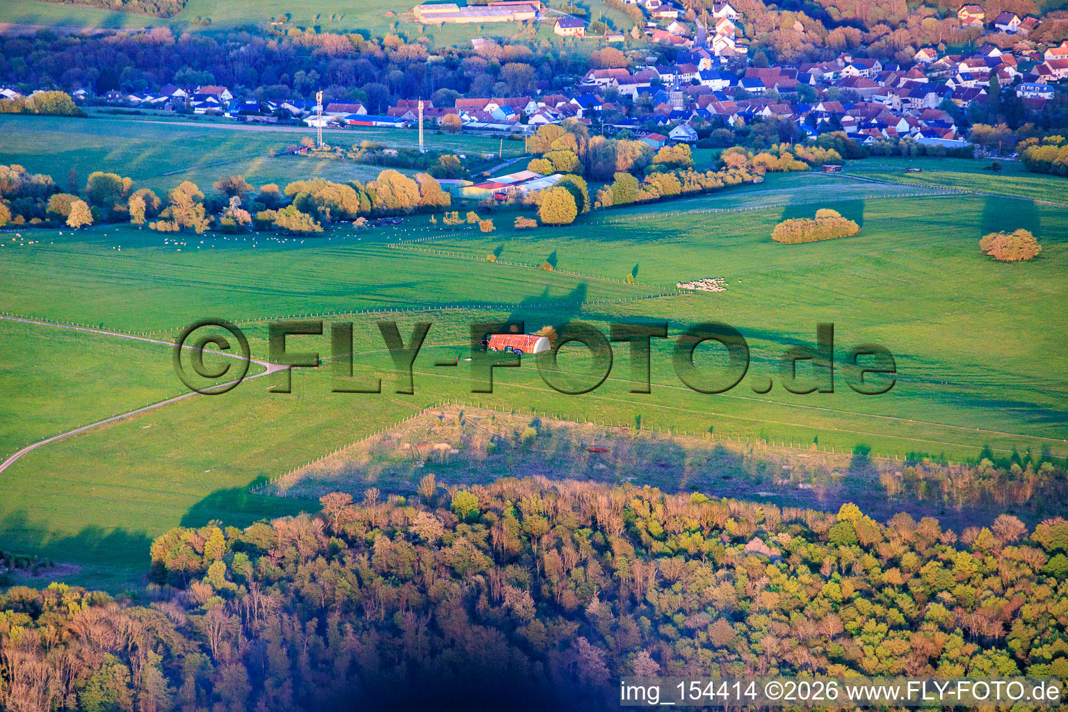 Aérodrome UL L'oiseau blanc Achen à Achen dans le département Moselle, France