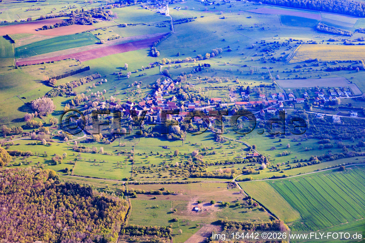 Du sud-ouest à Loutzviller dans le département Moselle, France
