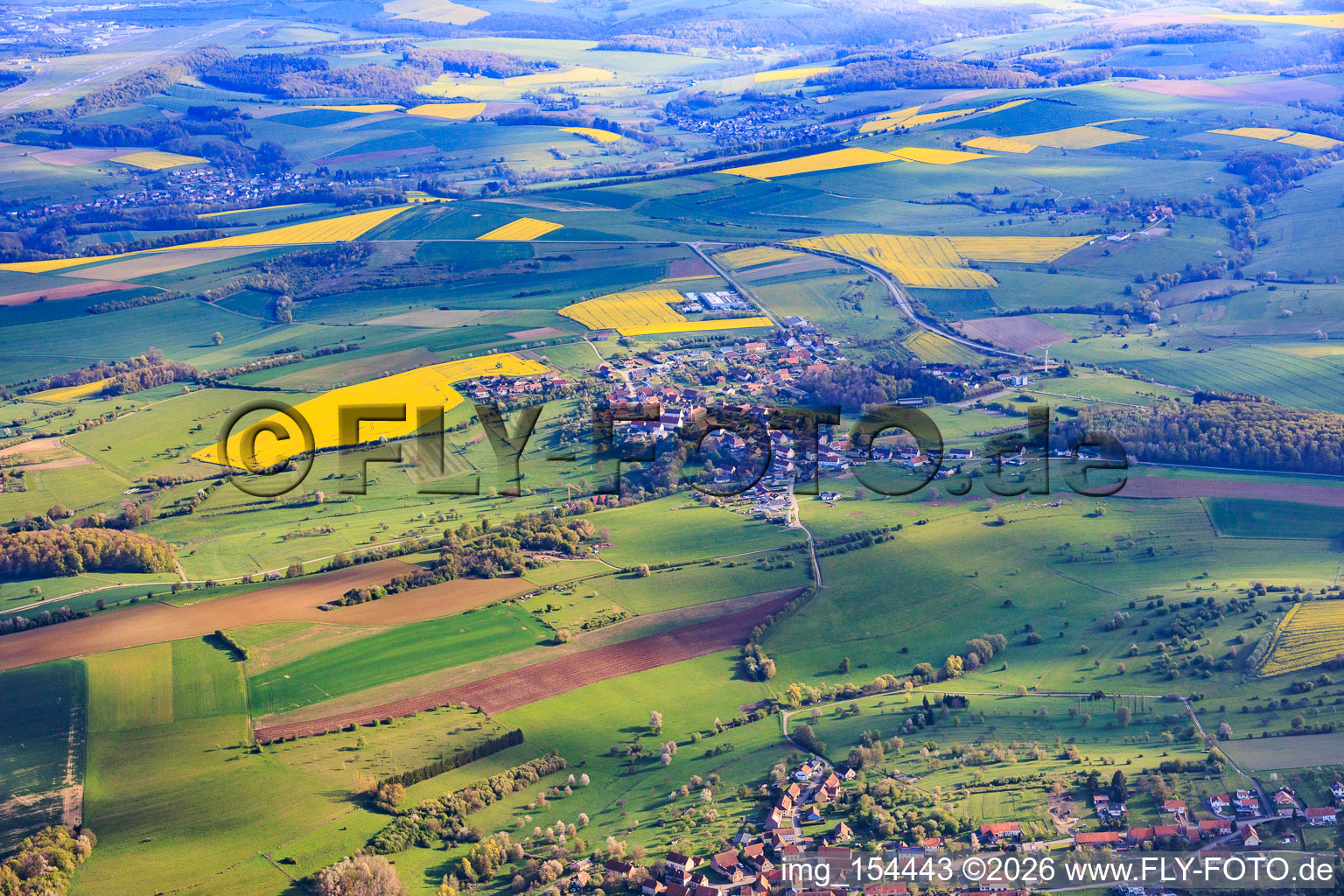 Du sud à Schweyen dans le département Moselle, France