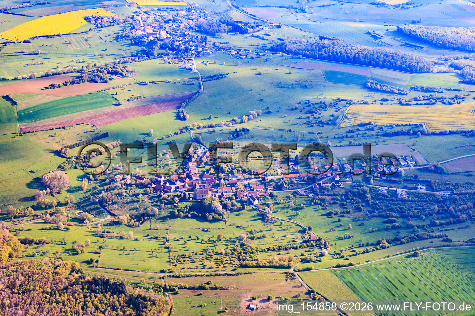 Du sud-ouest à Loutzviller dans le département Moselle, France