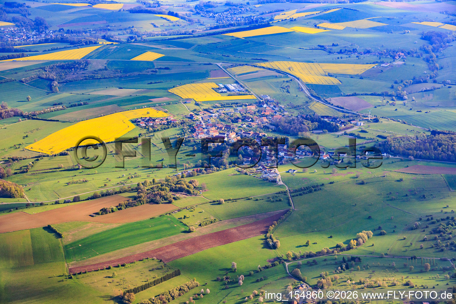 Du sud à Schweyen dans le département Moselle, France