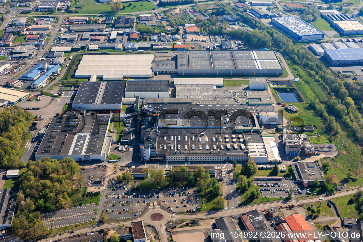 Site de production continental à le quartier Zone Industrielle du Grand Bois Fayencerie in Saargemünd dans le département Moselle, France