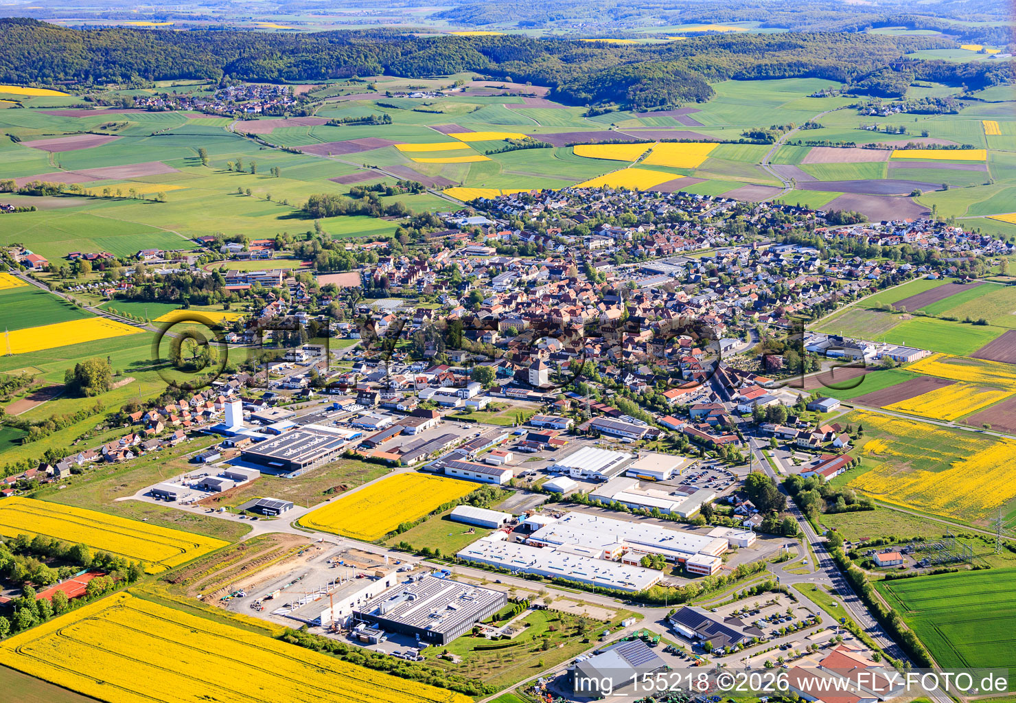 Du sud-ouest à Hofheim in Unterfranken dans le département Bavière, Allemagne