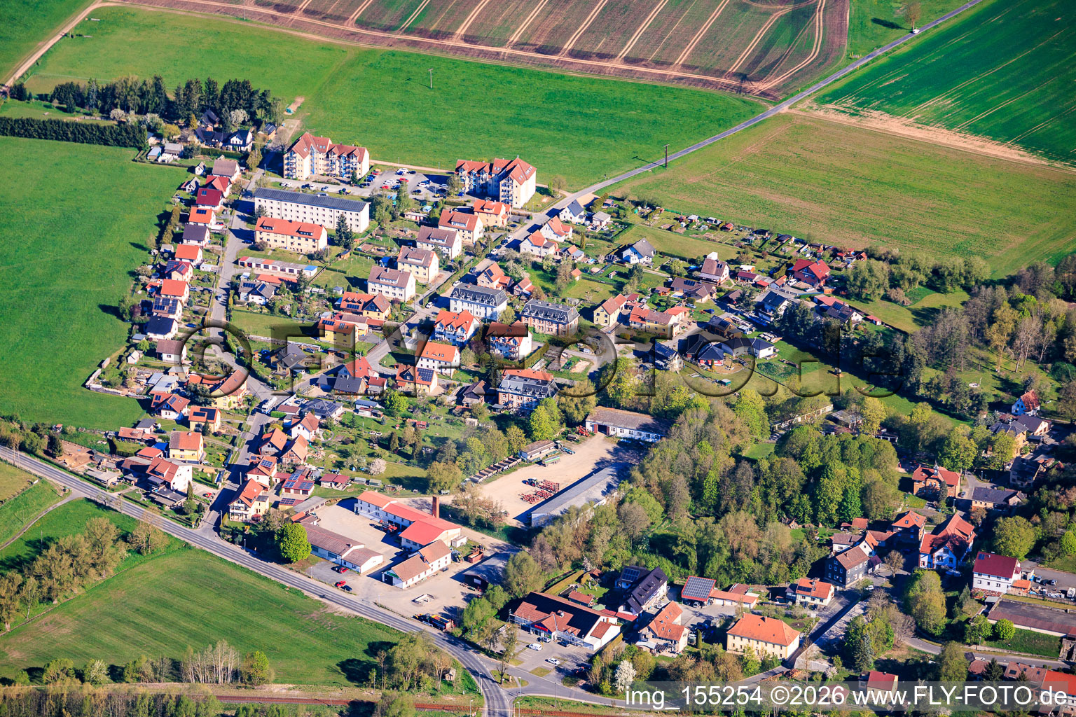 Waldstr à Veilsdorf dans le département Thuringe, Allemagne