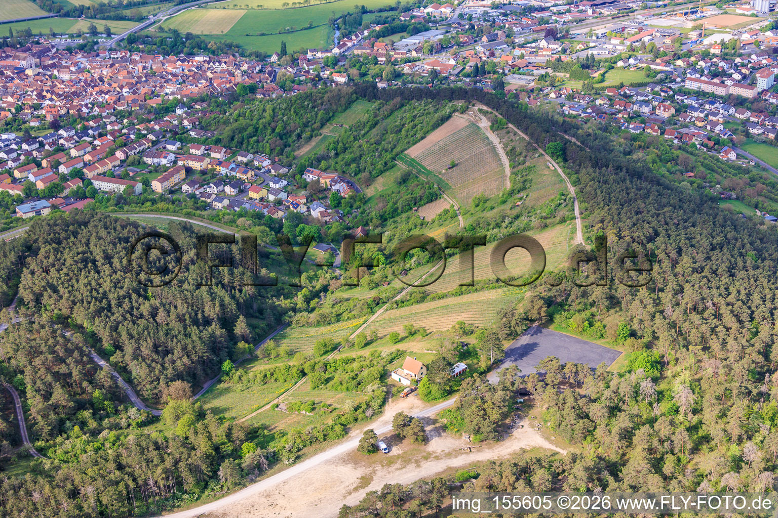 Vignobles de terroir f Hammelburg - Viticulture en Franconie à Hammelburg dans le département Bavière, Allemagne