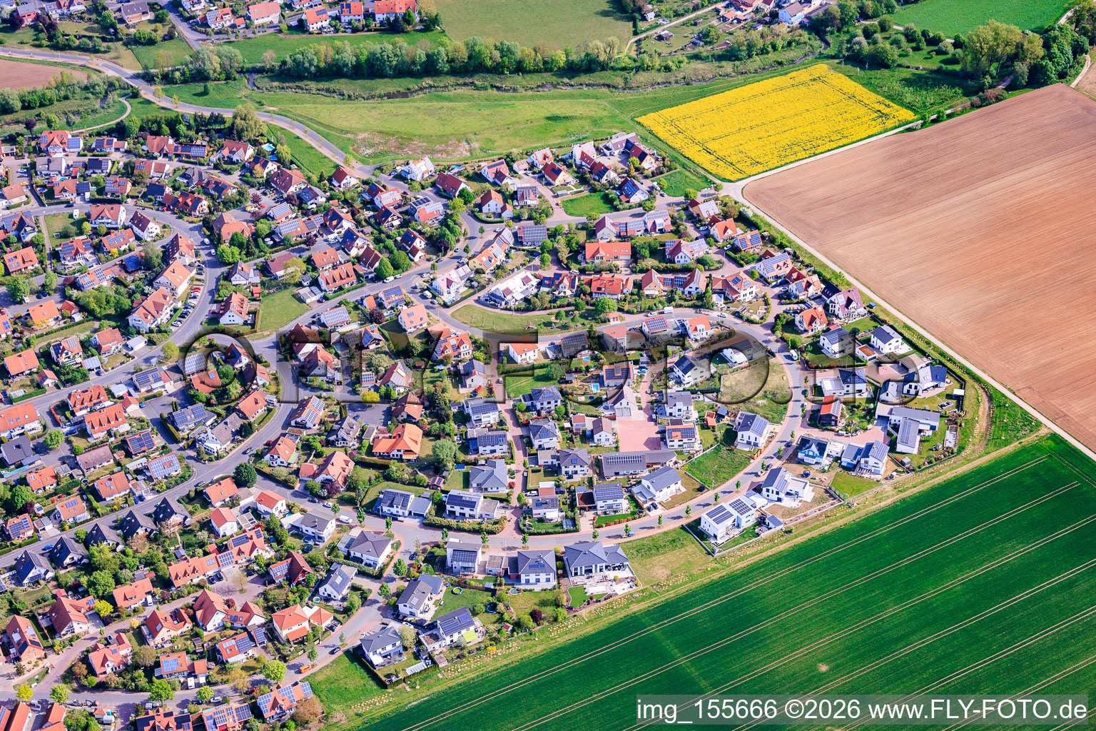 Nom de l'arbre Quartier à Werneck dans le département Bavière, Allemagne