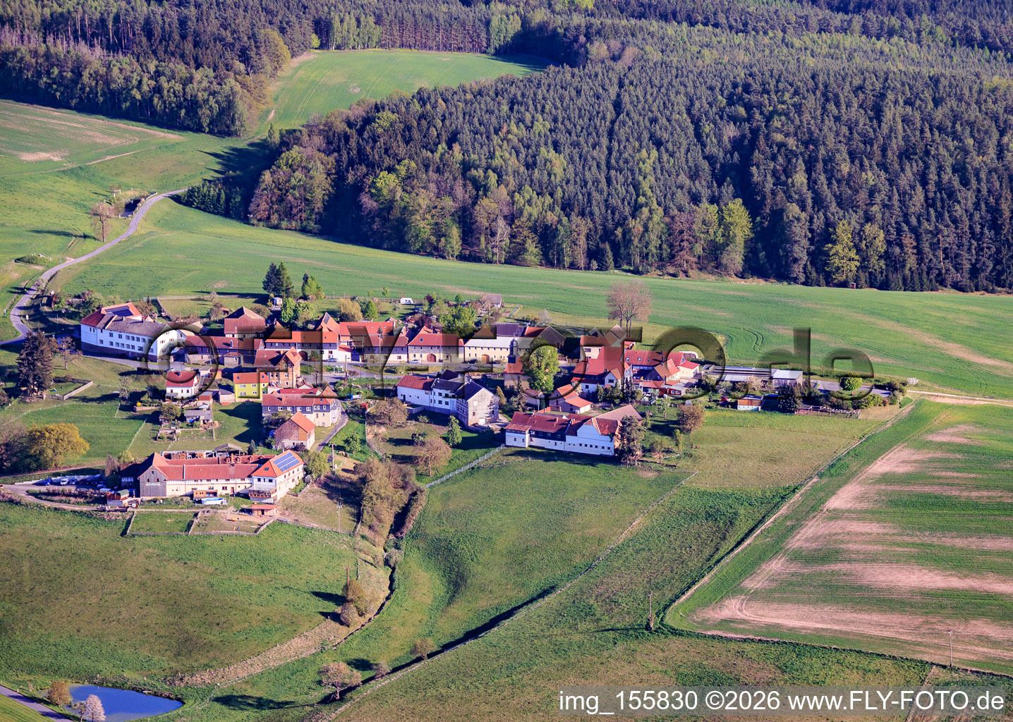 Du nord-ouest à le quartier Strößwitz in Neustadt an der Orla dans le département Thuringe, Allemagne