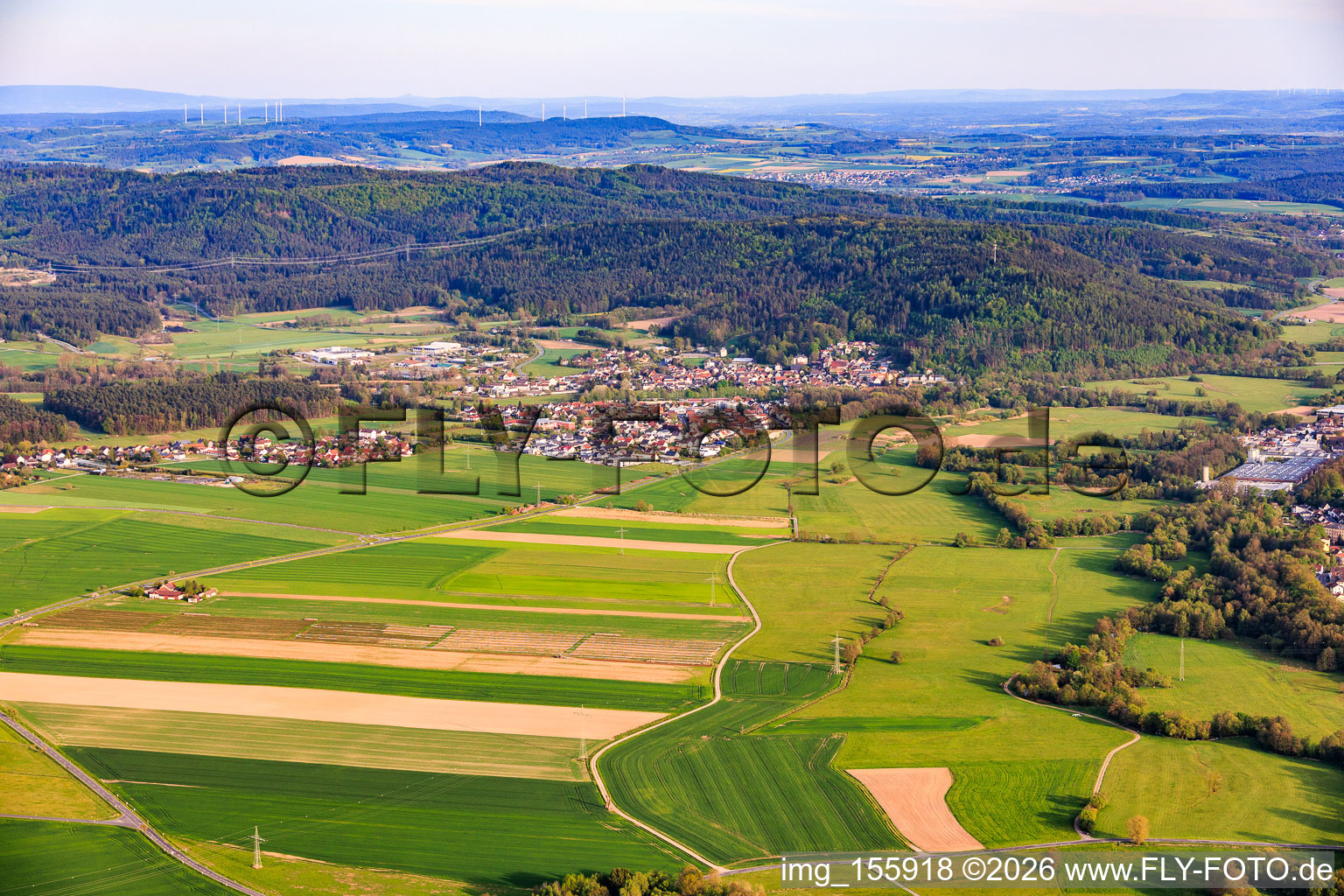 Du nord à le quartier Neundorf in Mitwitz dans le département Bavière, Allemagne