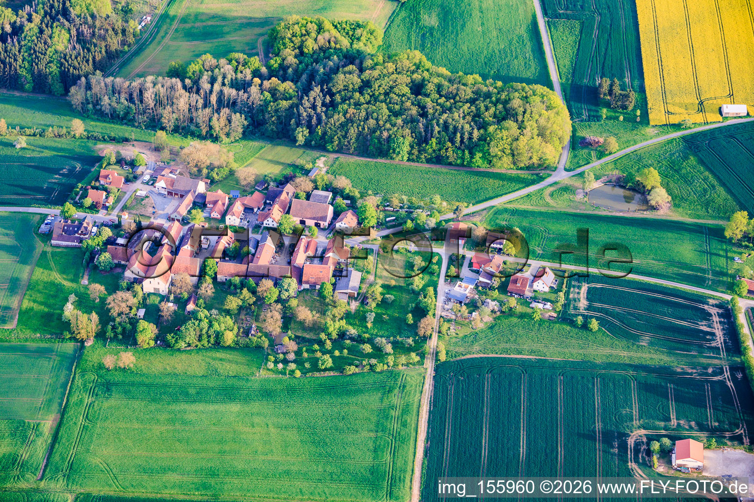 Du nord à le quartier Messenfeld in Ebensfeld dans le département Bavière, Allemagne