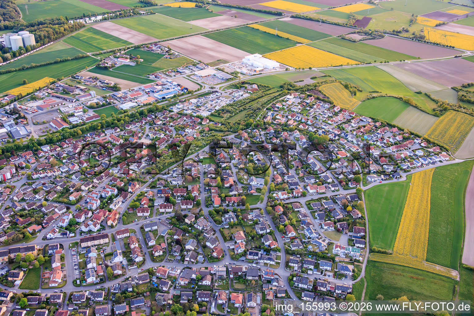 Du nord-est à Zeil am Main dans le département Bavière, Allemagne