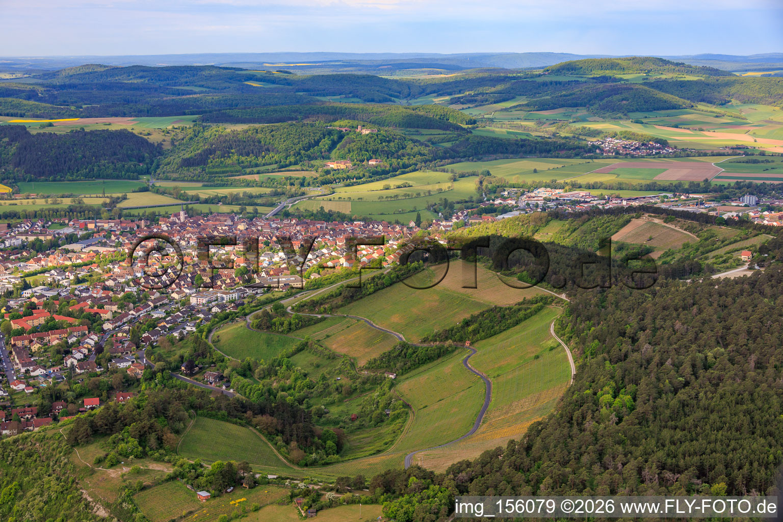 De l'est à Hammelburg dans le département Bavière, Allemagne