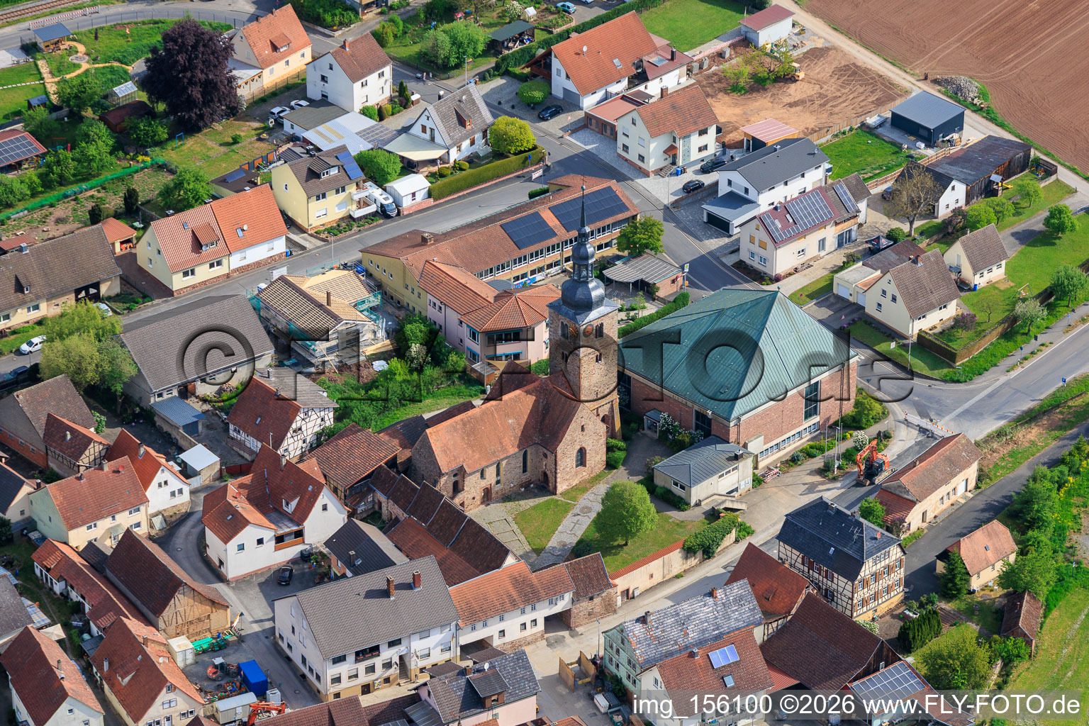 Église Saint-Georges (ancienne) à le quartier Diebach in Hammelburg dans le département Bavière, Allemagne