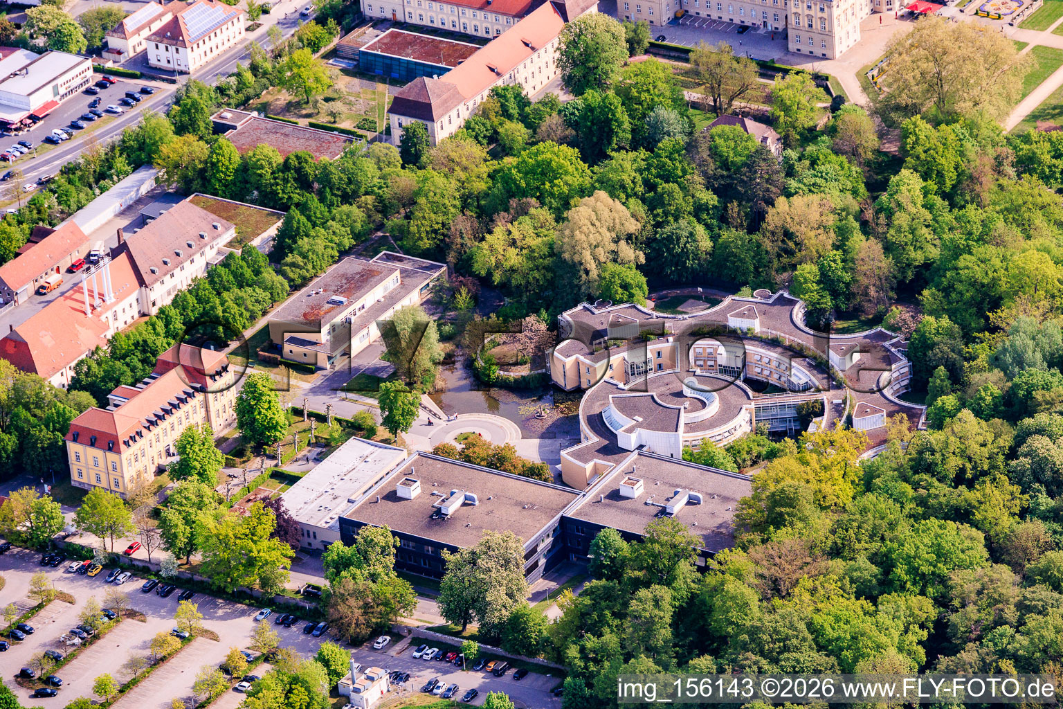 Hôpital de psychiatrie, de psychothérapie et de médecine psychosomatique Castle Werneck et Hôpital orthopédique Castle Werneck à Werneck dans le département Bavière, Allemagne