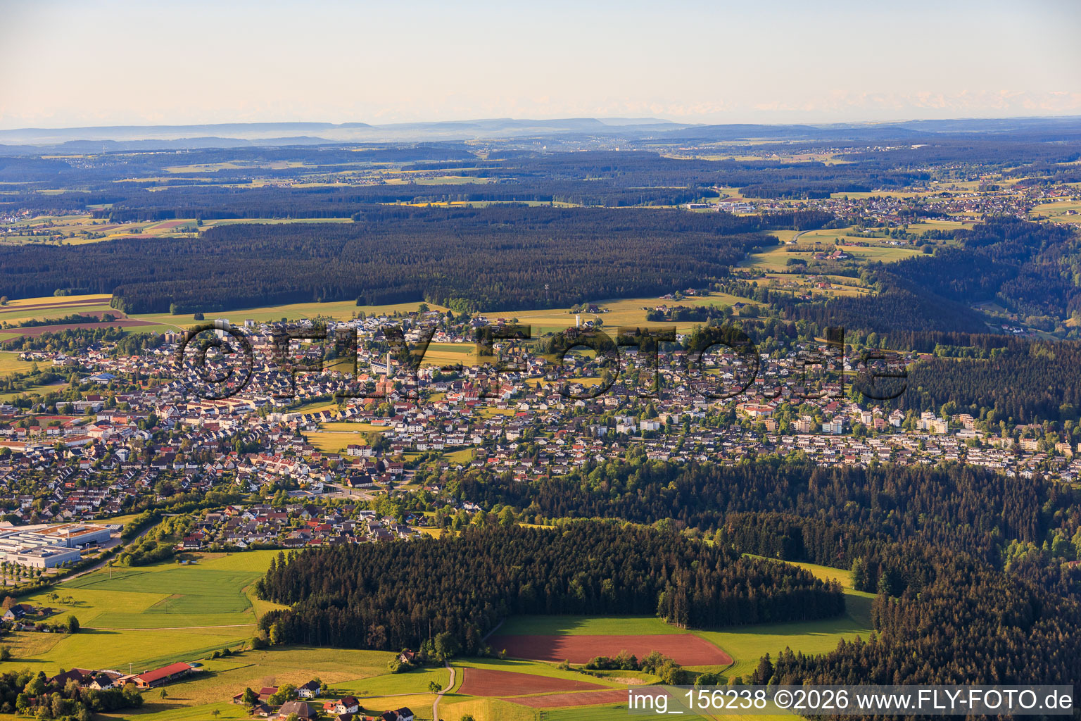 Du nord à le quartier Sulgen in Schramberg dans le département Bade-Wurtemberg, Allemagne