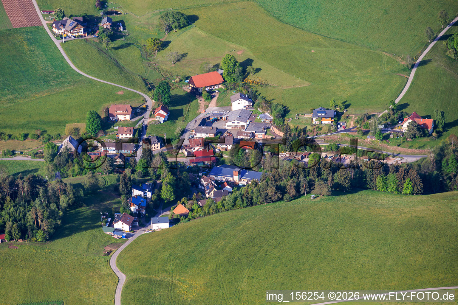 Le district de Sulzbachtal, du nord-est à le quartier Diesenhof in Lauterbach dans le département Bade-Wurtemberg, Allemagne