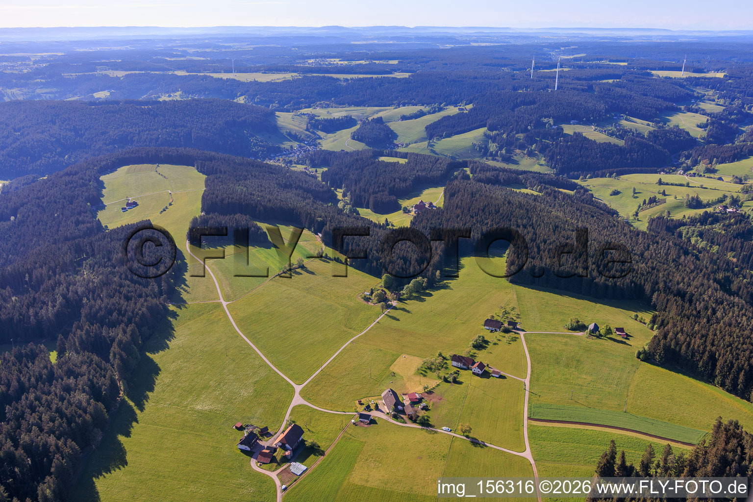 Fermes déplacées à Oehle à le quartier Tennenbronn in Schramberg dans le département Bade-Wurtemberg, Allemagne