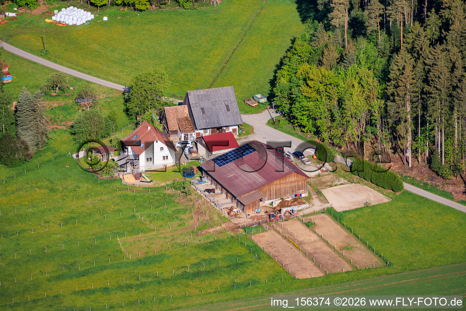 Ferme déplacée dans le district de Stampfe à le quartier Seedorf in Dunningen dans le département Bade-Wurtemberg, Allemagne