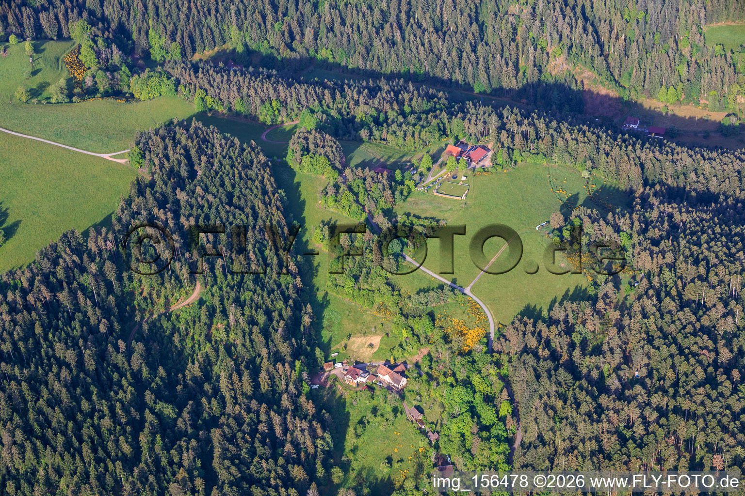 Fermes de la Forêt-Noire à le quartier Kienbächle in Schiltach dans le département Bade-Wurtemberg, Allemagne