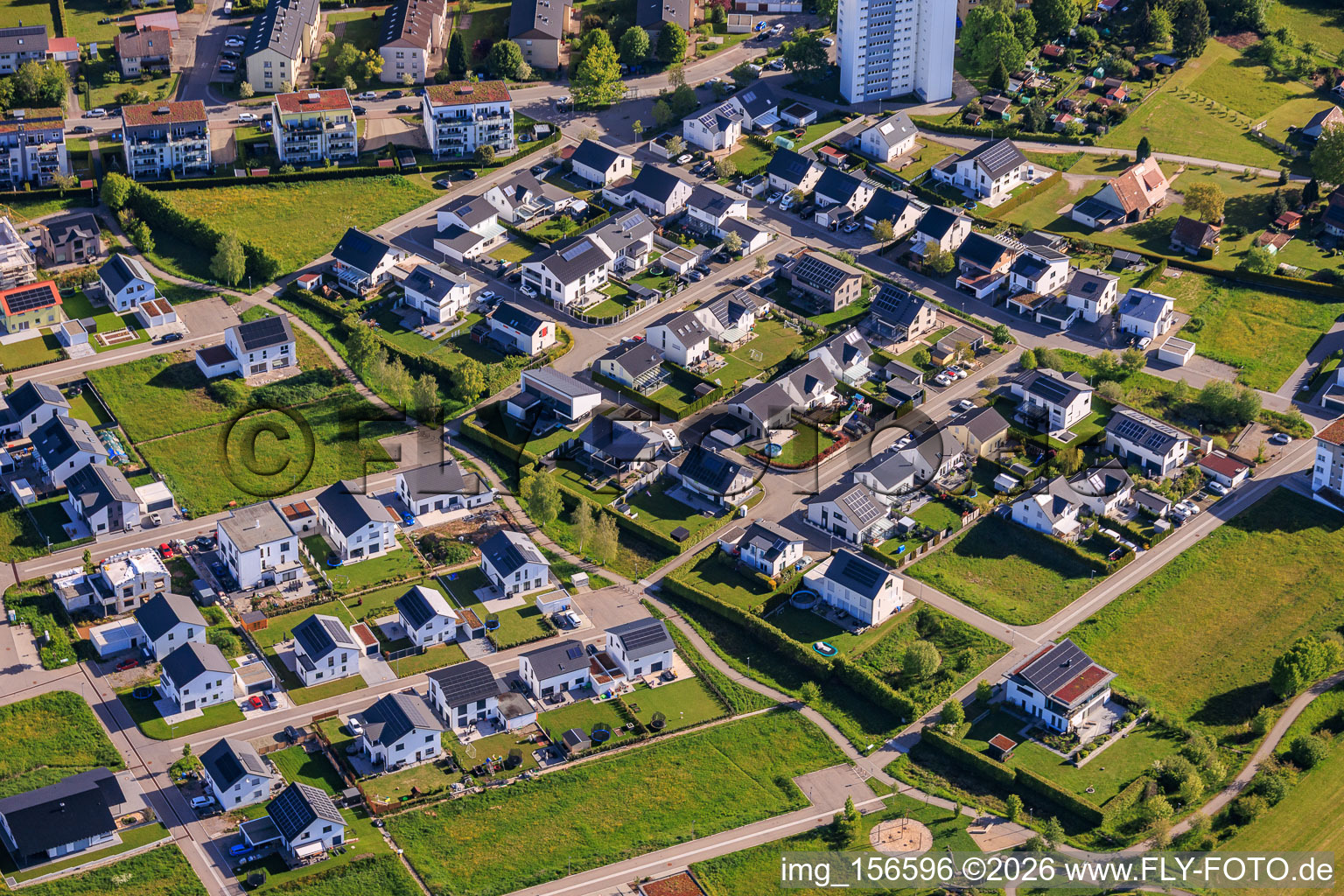 Nouvelle zone de développement Schoren Sud à le quartier Sulgen in Schramberg dans le département Bade-Wurtemberg, Allemagne