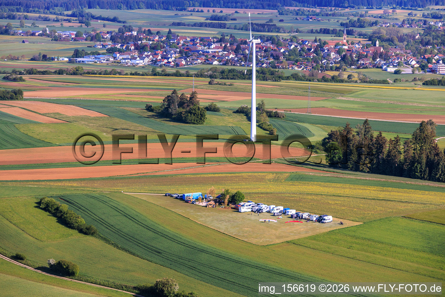Site d'atterrissage spécial pour paramoteurs Waldmössingen à le quartier Waldmössingen in Schramberg dans le département Bade-Wurtemberg, Allemagne