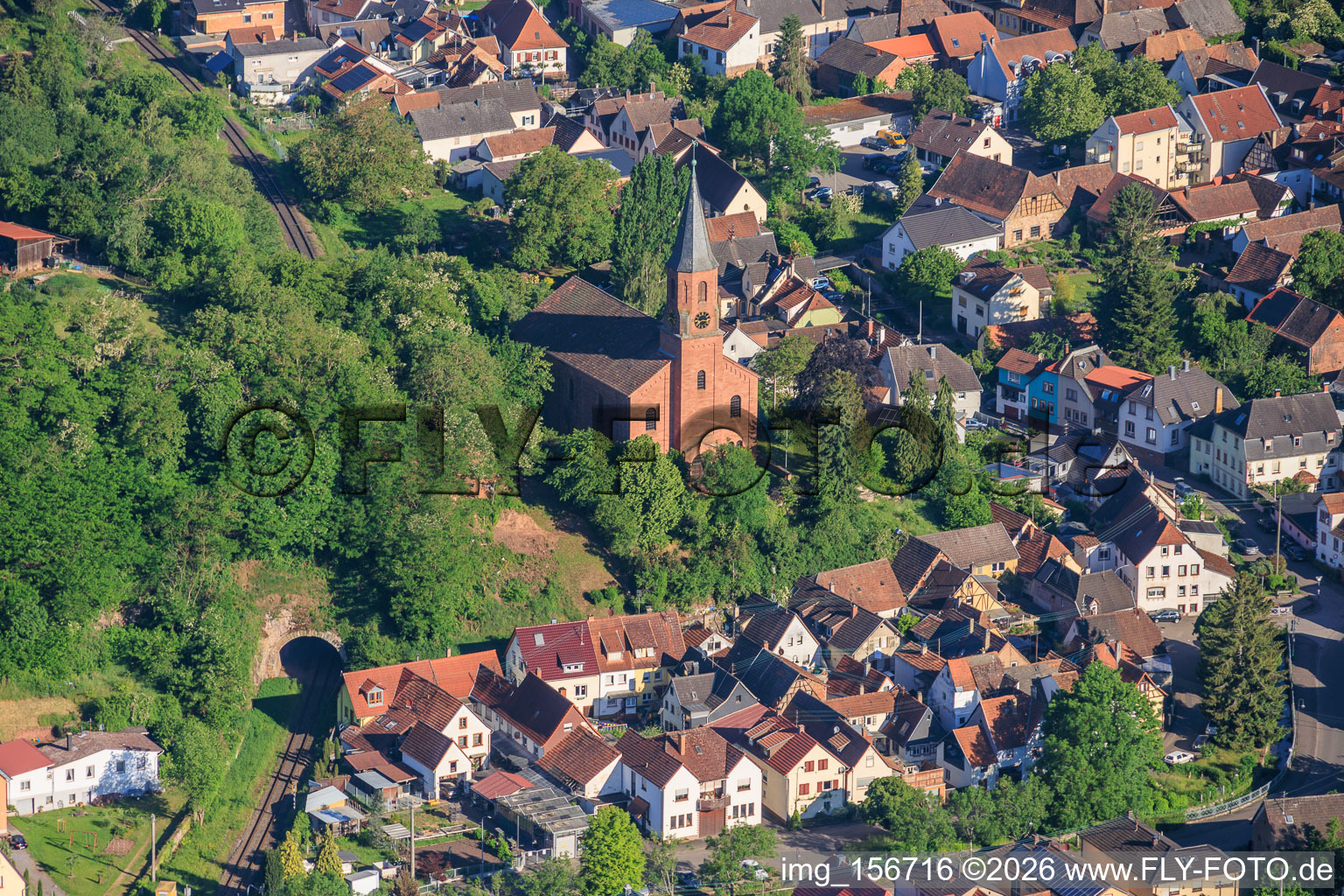 Église Albersweiler à Albersweiler dans le département Rhénanie-Palatinat, Allemagne