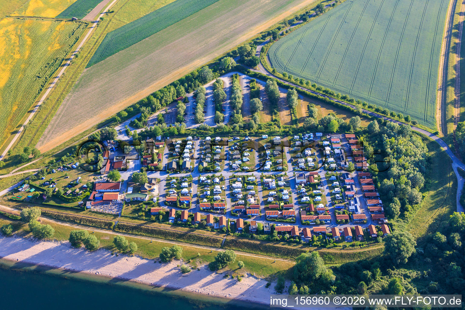 Camping Kollersee à Otterstadt dans le département Rhénanie-Palatinat, Allemagne