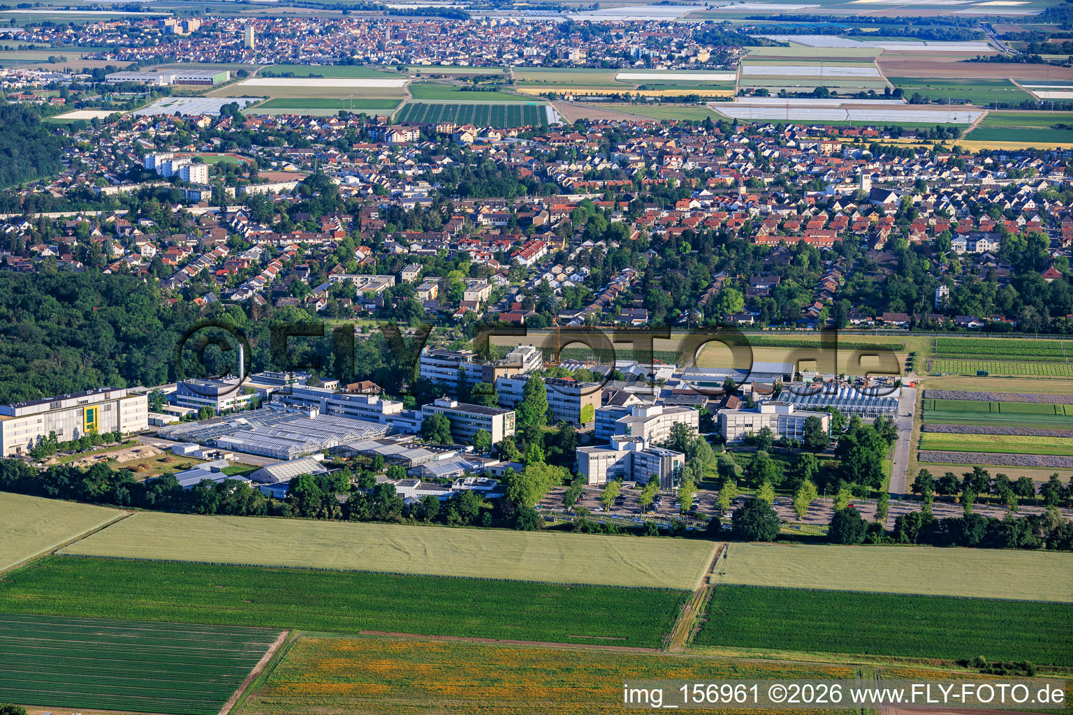 Centre agricole BASF du sud à Limburgerhof dans le département Rhénanie-Palatinat, Allemagne