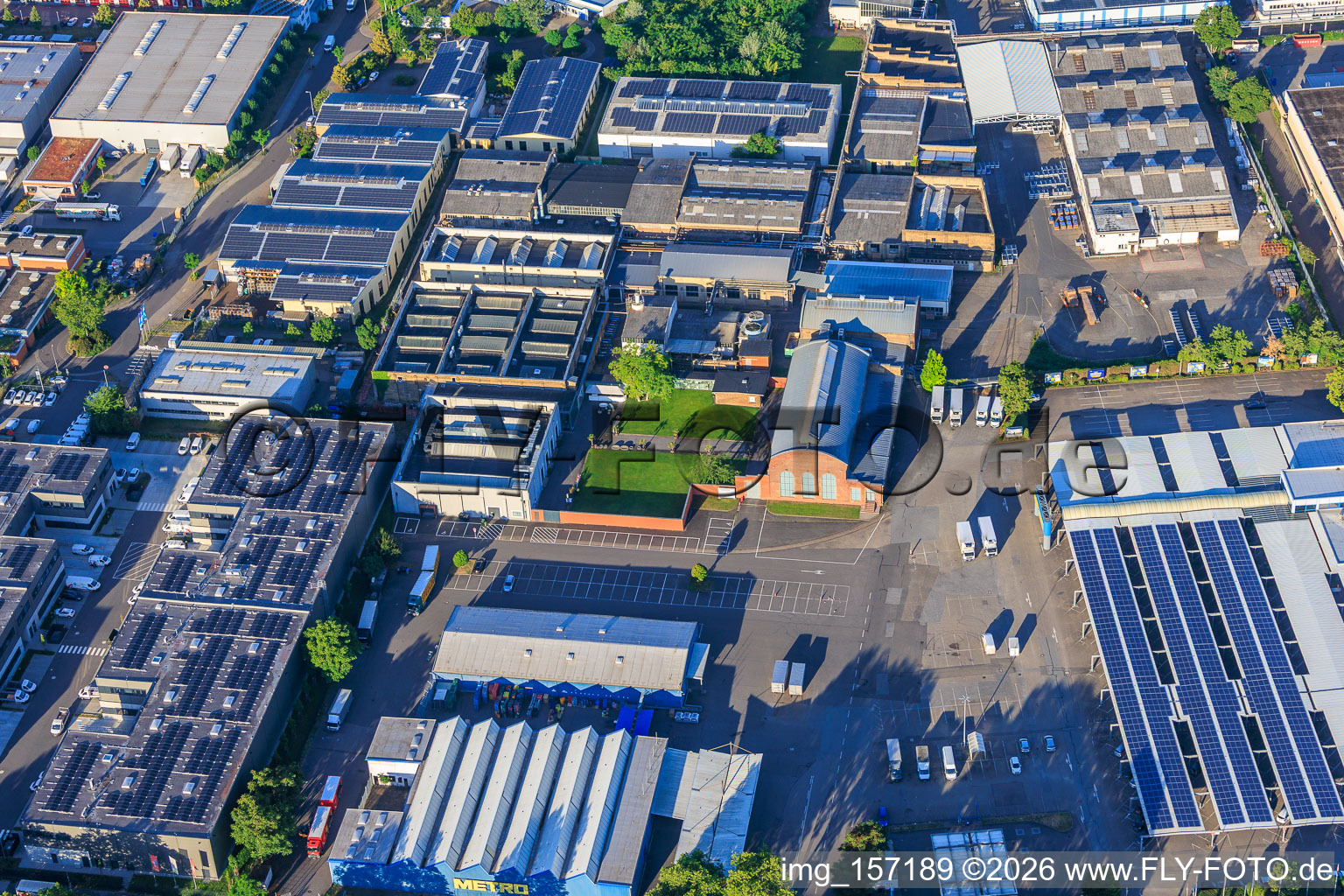 Ancienne usine de tortues du nord-est à le quartier Neckarau in Mannheim dans le département Bade-Wurtemberg, Allemagne
