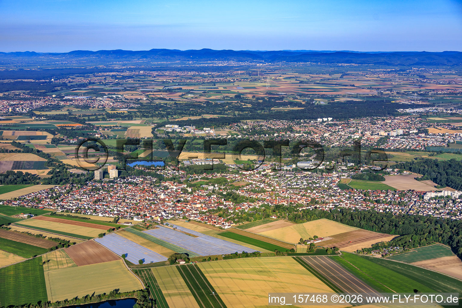 De l'est à Neuhofen dans le département Rhénanie-Palatinat, Allemagne