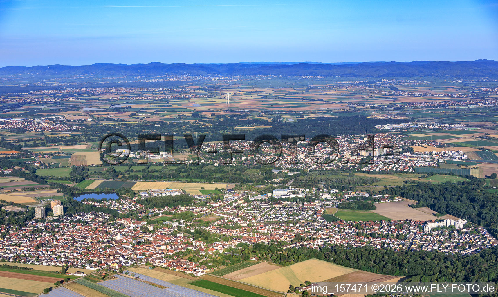 De l'est à Neuhofen dans le département Rhénanie-Palatinat, Allemagne