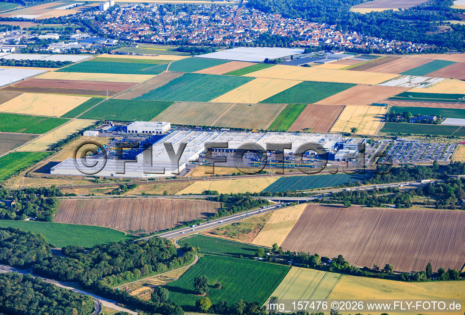 Usine de machines Joseph Vögele AG du sud à le quartier Rheingönheim in Ludwigshafen dans le département Rhénanie-Palatinat, Allemagne