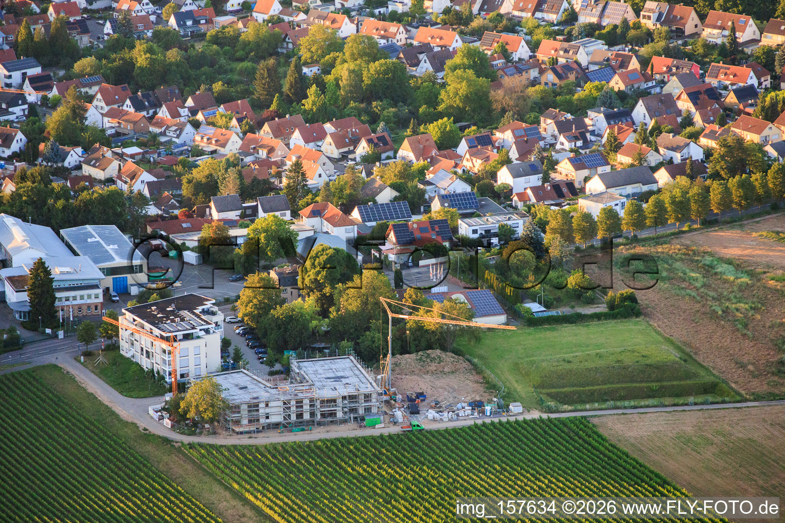 Nouveau chantier à Wollmesheimer Höhe à Landau in der Pfalz dans le département Rhénanie-Palatinat, Allemagne