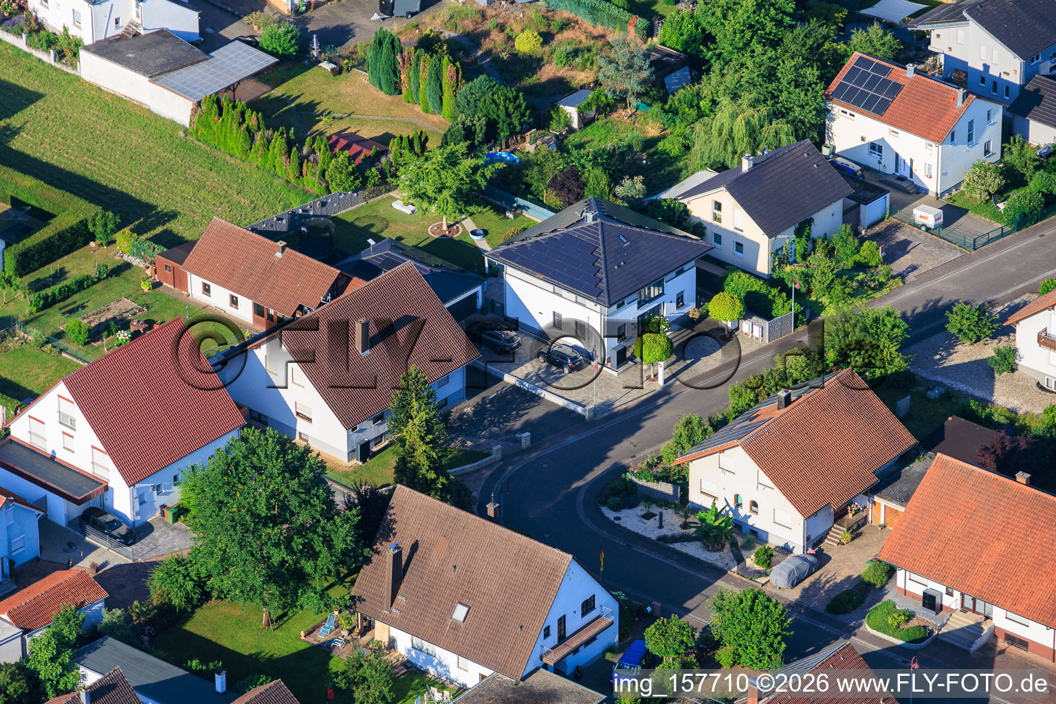 Rue du Jardin à Winden dans le département Rhénanie-Palatinat, Allemagne