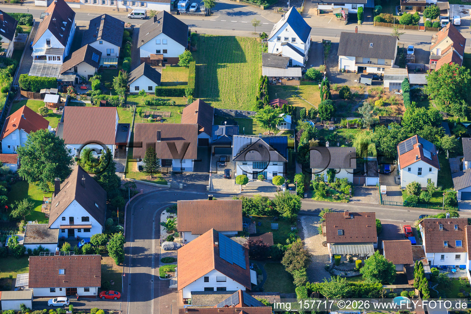Rue du Jardin à Winden dans le département Rhénanie-Palatinat, Allemagne