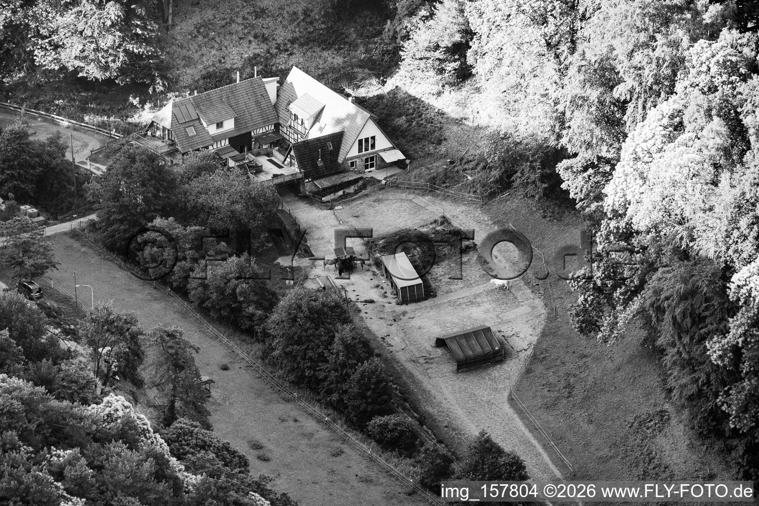 Heldenmühle dans la vallée d'Otterbach à Oberotterbach dans le département Rhénanie-Palatinat, Allemagne