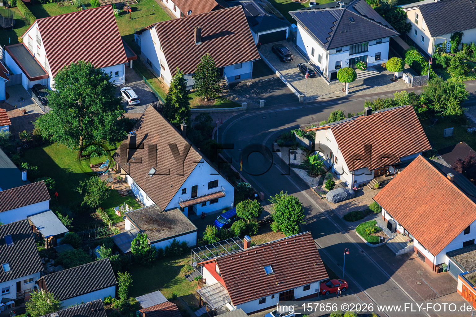 Rue du Jardin à Winden dans le département Rhénanie-Palatinat, Allemagne
