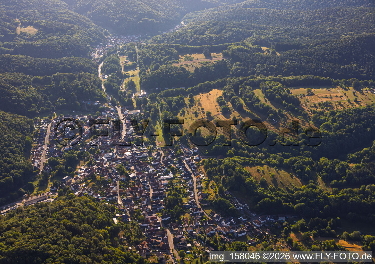 De l'ouest à Silz dans le département Rhénanie-Palatinat, Allemagne