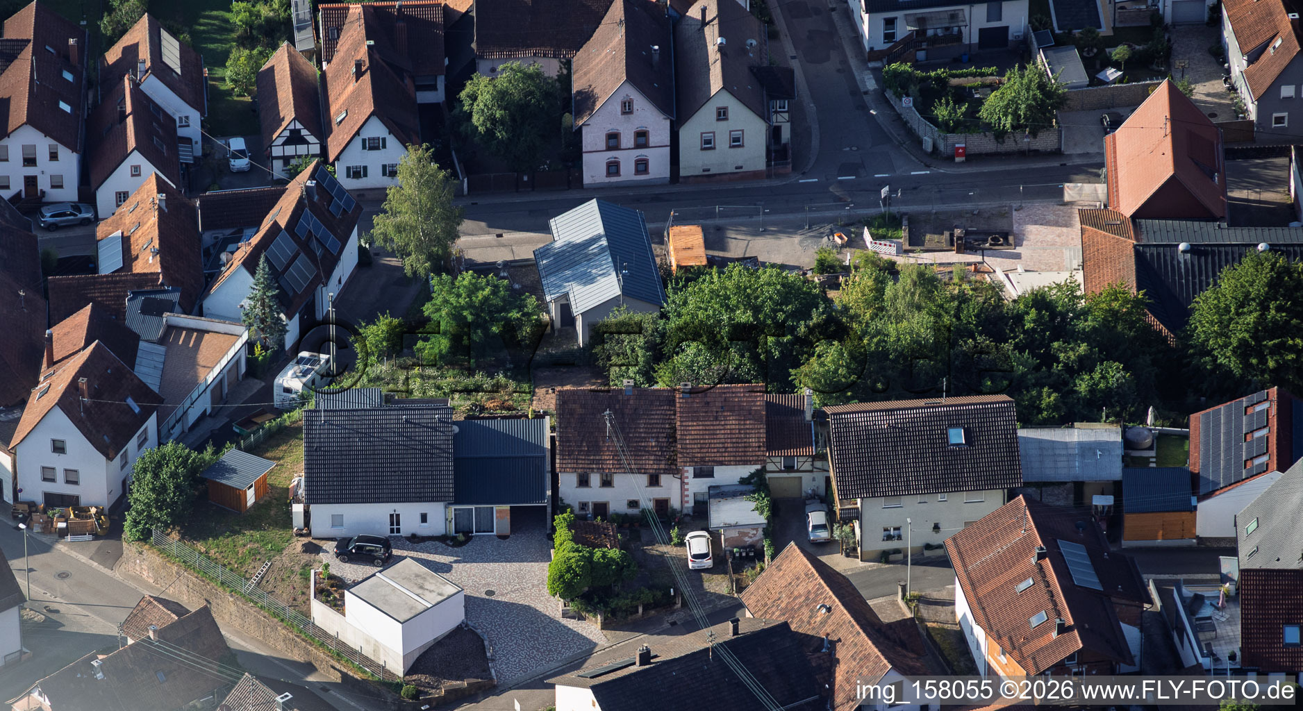 Kirchgasse à Silz dans le département Rhénanie-Palatinat, Allemagne