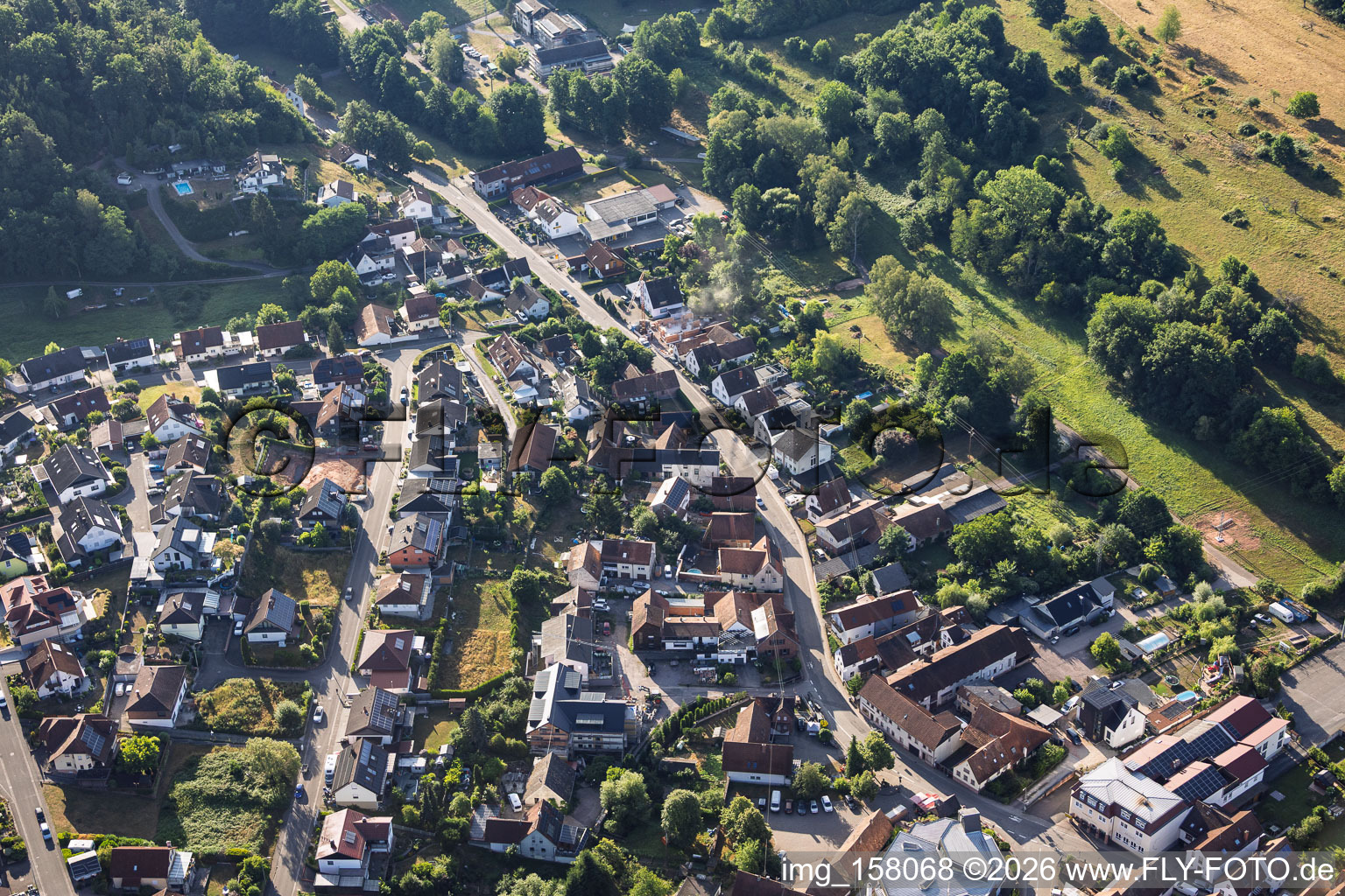 Rue principale de Garden Street à Silz dans le département Rhénanie-Palatinat, Allemagne
