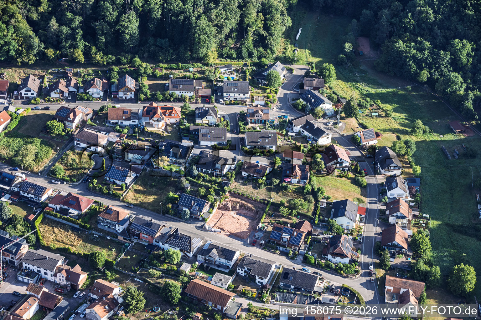 Waldstraße Gartenstr à Silz dans le département Rhénanie-Palatinat, Allemagne