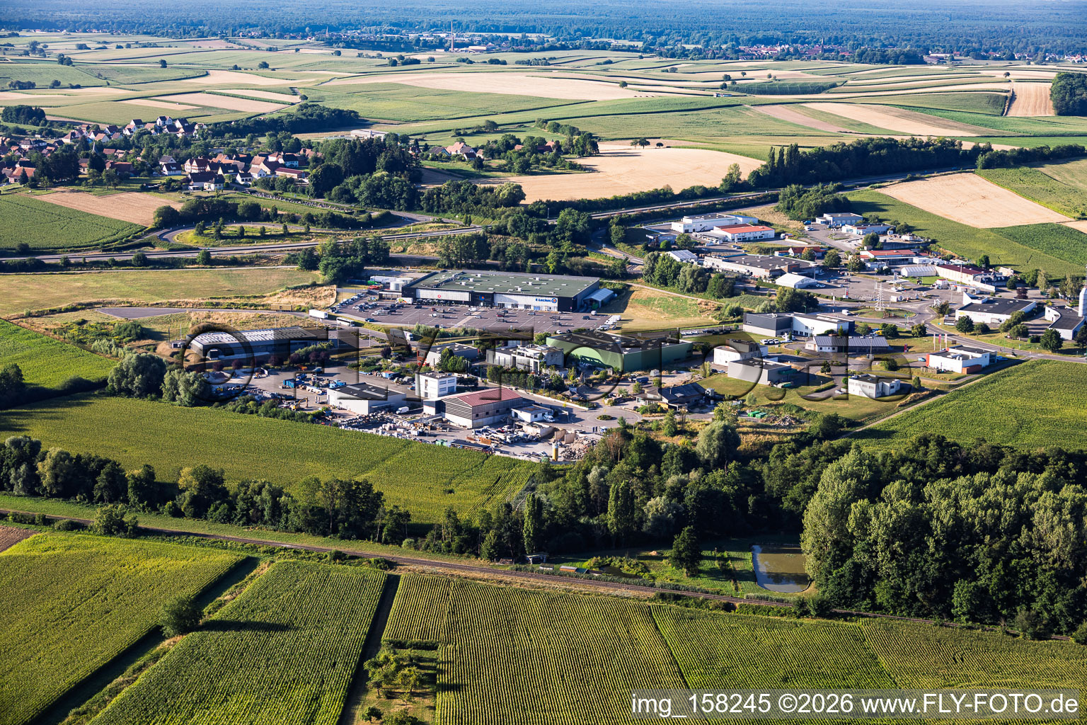 Parc industriel Est à Soultz-sous-Forêts dans le département Bas Rhin, France