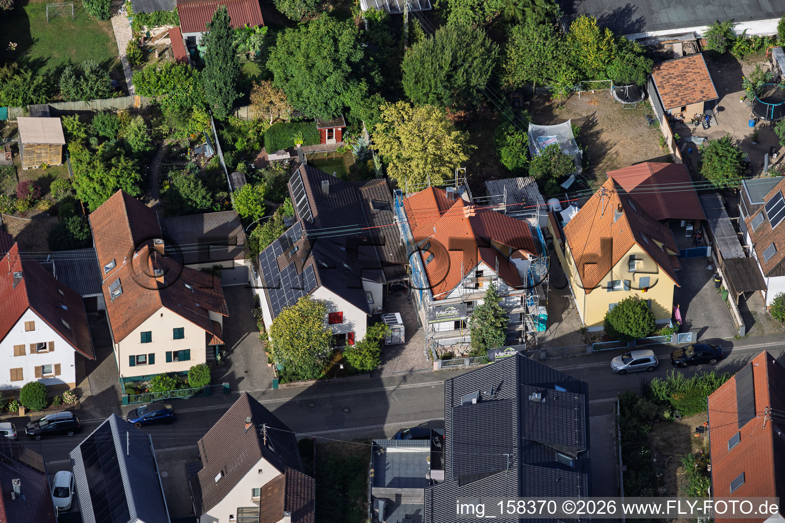 Chantier de rénovation complète d'une maison individuelle à Waldstr à Kandel dans le département Rhénanie-Palatinat, Allemagne