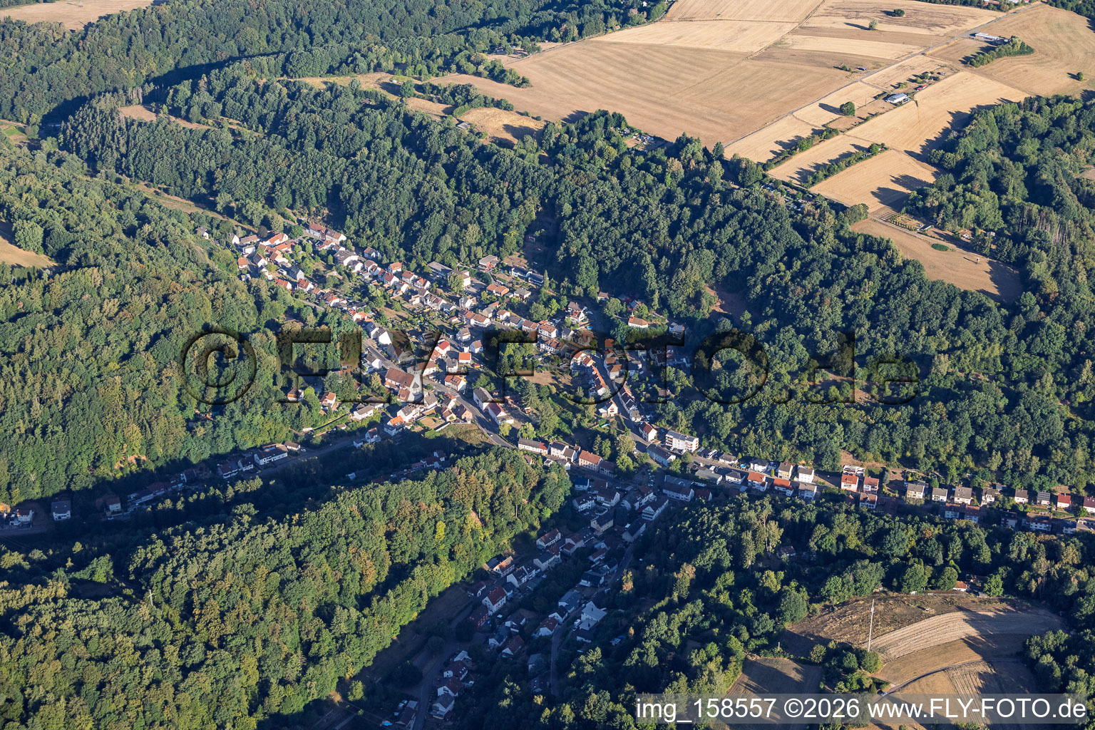 De l'est à le quartier Niedersimten in Pirmasens dans le département Rhénanie-Palatinat, Allemagne