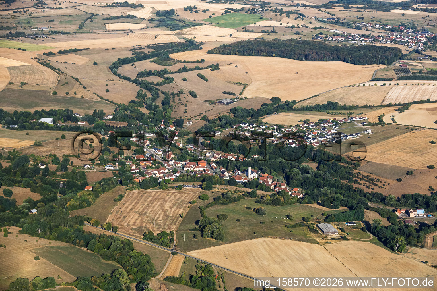 De l'est à Volmunster dans le département Moselle, France