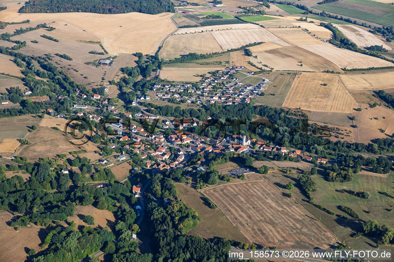 De l'est à Volmunster dans le département Moselle, France