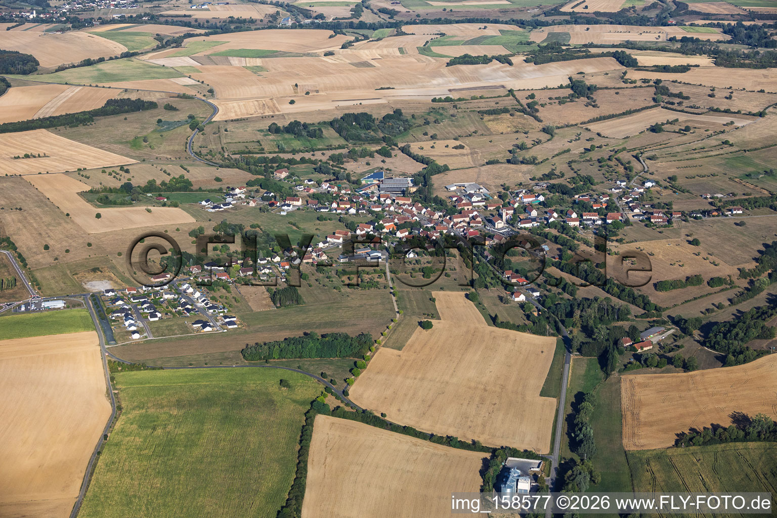 Du sud-est à Epping dans le département Moselle, France
